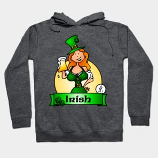 St. Patrick's Day Irish Maiden Hoodie